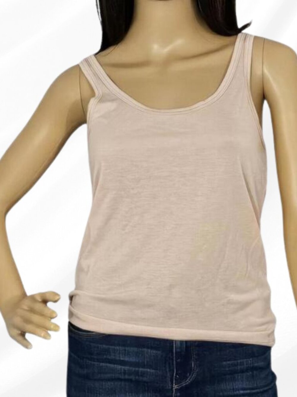 Andie The Scoop Tank Blush Size XS